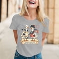 thumbnail image 6 of Trendfront Womens Summer Crew Neck Short Sleeve Tops Cute Cartoon Character Graphic Tees Pattern Printed Casual Style Wear T-Shirts, 6 of 6