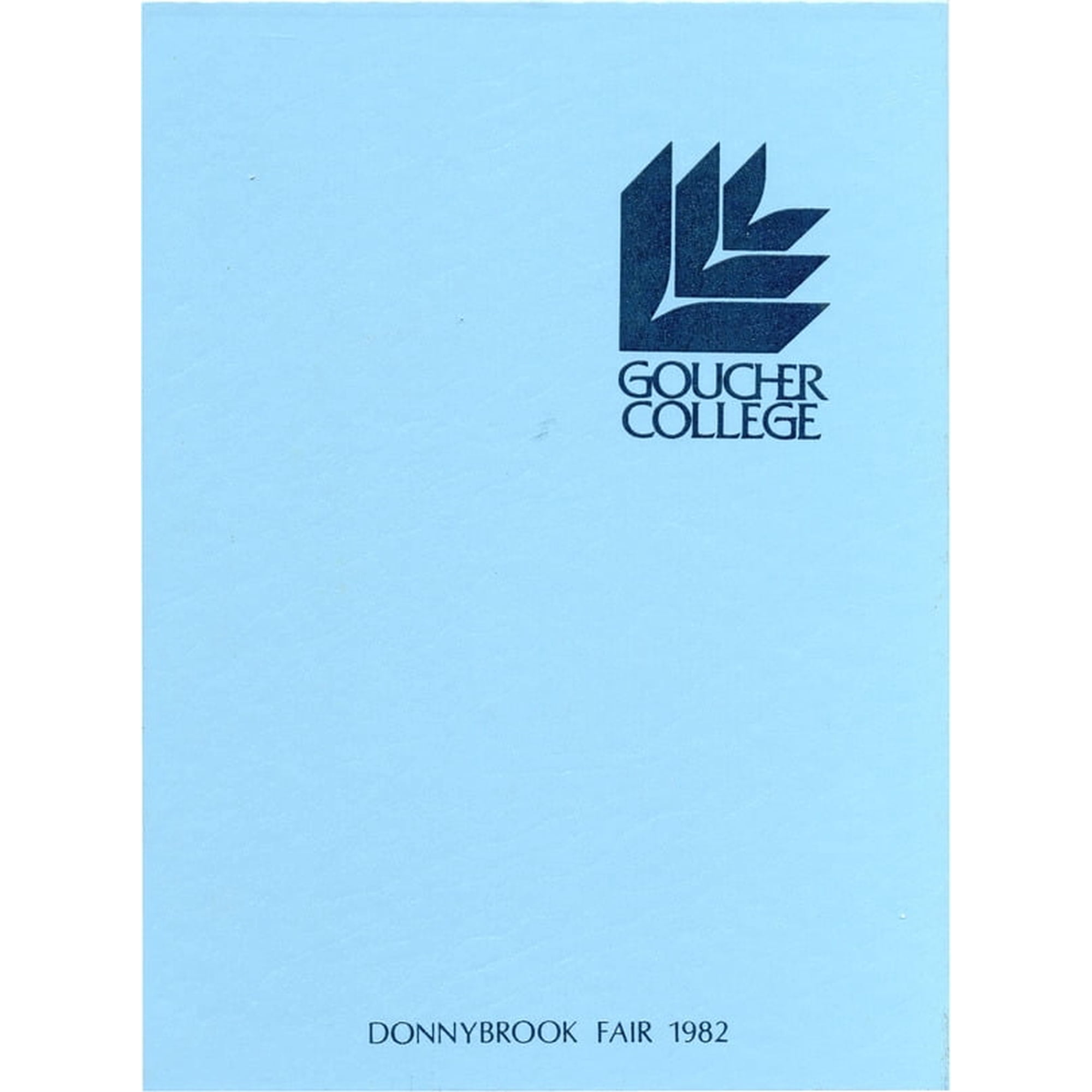 (Custom Reprint) Yearbook: 1982 Goucher College - Donnybrook Fair Yearbook (Baltimore, MD)