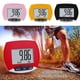 thumbnail image 4 of Greeniant Contador de pasos electrónico para caminar con pantalla LCD Contador de calorías Pequeño podómetro digital Distancia de fitness Ropa Deportiva, Zapatos Rosado, 4 of 6