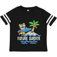 thumbnail image 3 of Inktastic Surfing Future Surfer Bear Boys or Girls Toddler T-Shirt, 3 of 5