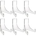 thumbnail image 2 of Transparent Acrylic Book Stand - Clear Acrylic Plate Stand Holder With Ledges - S-6pcs, 2 of 5