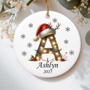 Twins First Christmas Personalized Twins Ornament, Babys First Christmas Keepsake (Boy/Girl Options)