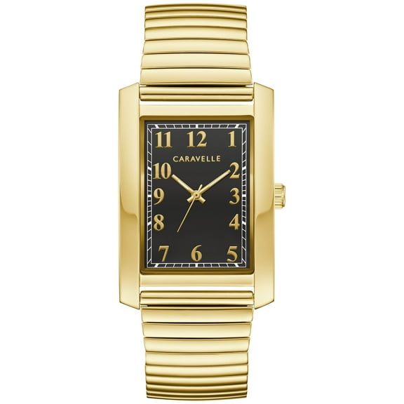 Caravelle by Bulova Men's Gold-Tone Stainless Steel Classic Watch - 44A122