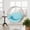 Blue, variant on LHBcraft Egg Chair, Contemporary Wicker Round Egg Chair, YE-BE, 330 lb Capacity, Includes 4 Cushions