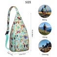 thumbnail image 4 of Cute Cartoon Cat Sling Backpack - Funny Paw Pattern Shoulder Bag (Adorable Pet Design, Lightweight & Durable), 4 of 4