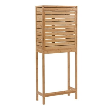 Linon Home Decor Bracken Bamboo Space Saver Hutch