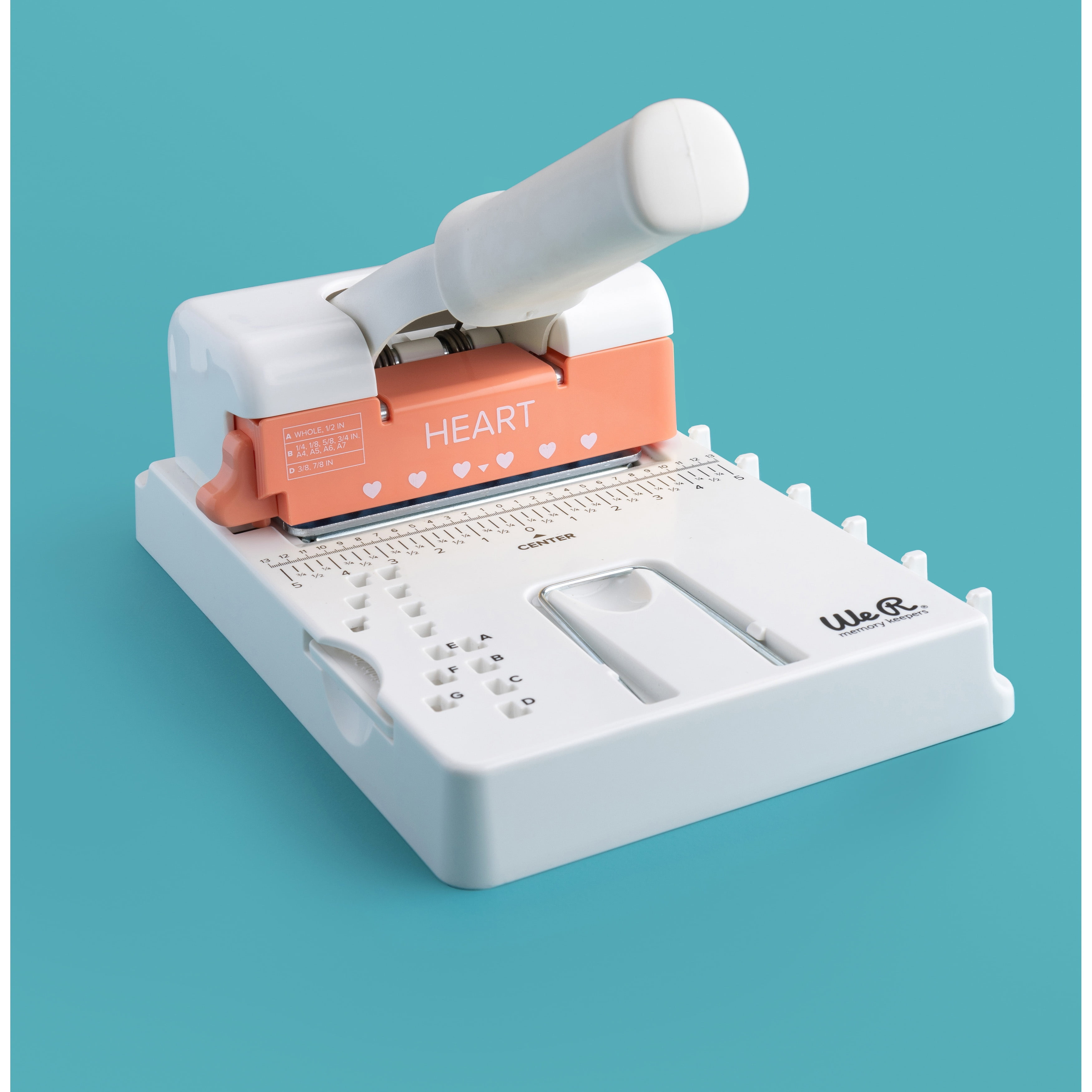 We R Memory Keepers Multi Cinch Cartridge-Heart Punch