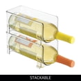 thumbnail image 5 of iDesign Stackable Bottle Holder - Set of 4 - Clear - Made in USA, 5 of 7