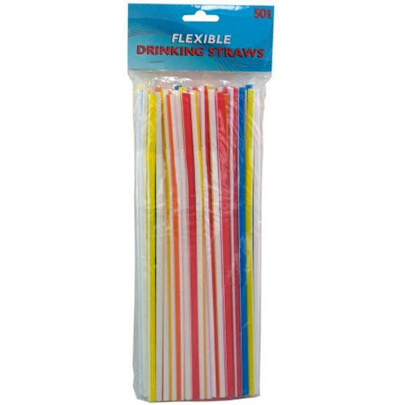 Bulk Buys Pailles Flexibles - Lot de 12