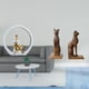 thumbnail image 2 of Estatua de niña,Estatuas de mujeres y niñas,figuritas decorativas elegantes,Escultura de arte abstracto,regalo creativo y moderno para el hogar.,Figura de mesa,Estatua de gato sujetalibros, 2 of 8