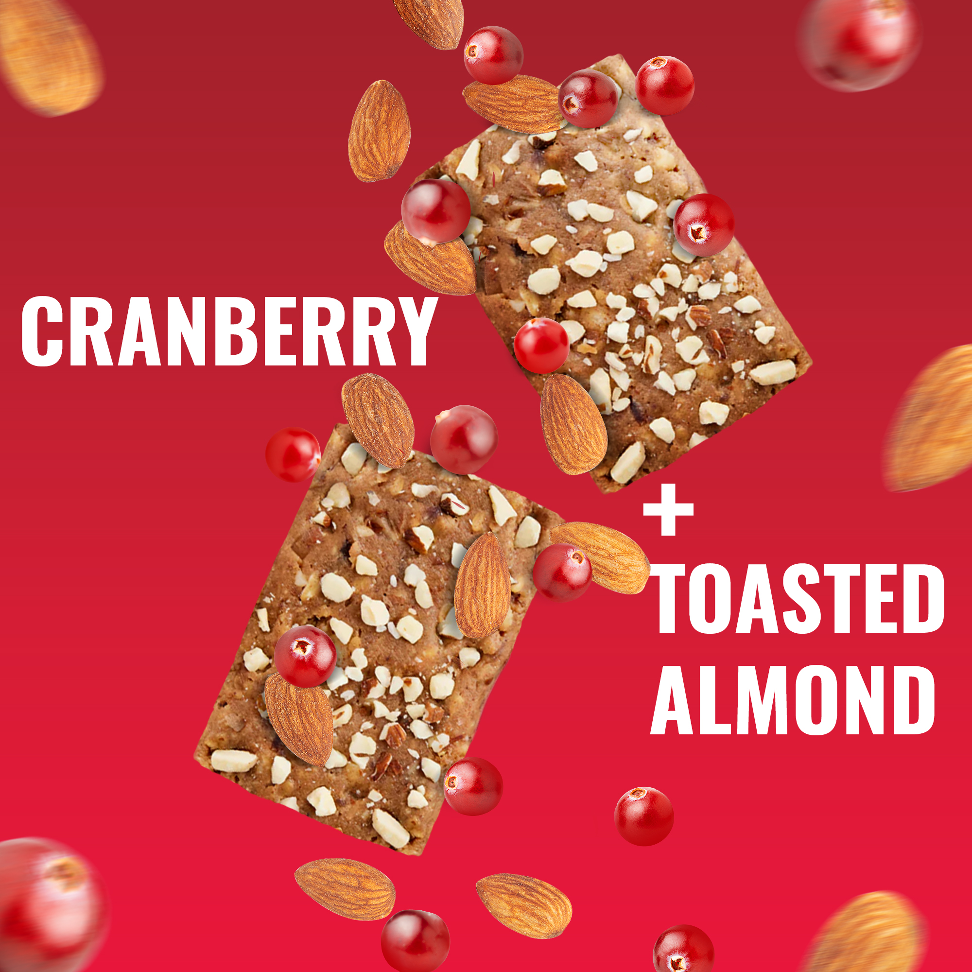 The Gluten Free Brothers – The GFB Snack Bars – Cranberry Toasted Almond – Vegan, 2.05 Oz (12 Count)