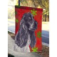 thumbnail image 2 of Carolines Treasures SC9582CHF Cocker Spaniel Red Snowflake Christmas Flag Canvas House Size, 2 of 4