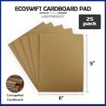 thumbnail image 6 of EcoSwift Brand Premium 6" x 9" Corrugated Cardboard Pads Inserts Filler Sheets 23 ECT, 6 in. x 9 in., Brown, 25-Pack, 6 of 6