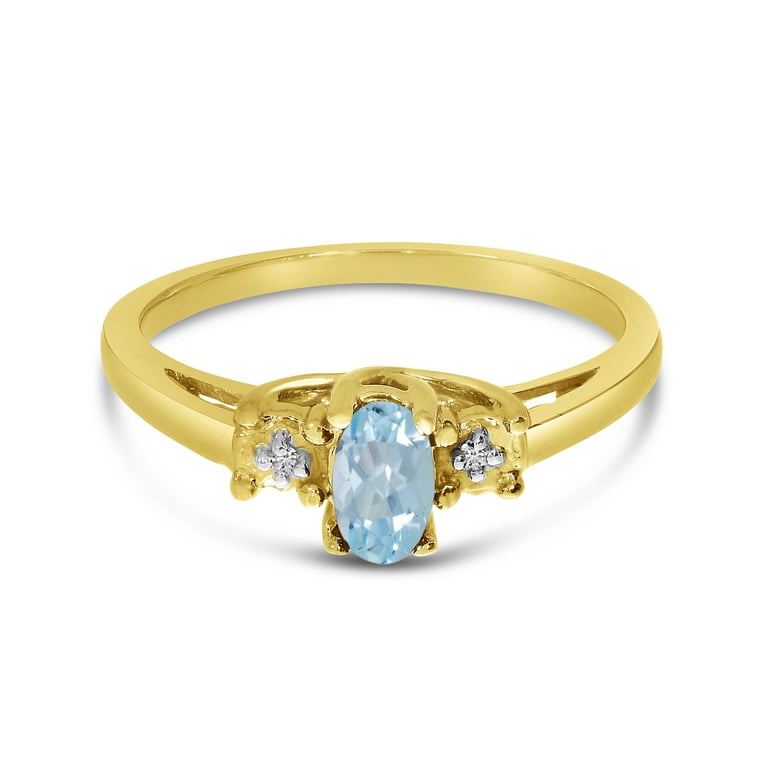 Aquamarine 2025 ring walmart