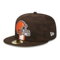 thumbnail image 3 of Men's New Era  Brown Cleveland Browns 2024 Sideline 59FIFTY Fitted Hat, 3 of 6