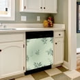 thumbnail image 3 of Sage Green Leave Dishwasher Magnet Cover Decorative Sticker for Home Cabinet Kitchen 23" x26", 3 of 5