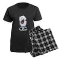 thumbnail image 5 of CafePress - Eskie Samoyed Lover Women's Light Pajamas - Women's Short Sleeve Print T-Shirt and Pants Dark Cotton Pajama Set, 5 of 7
