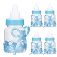 thumbnail image 1 of Contenedor de dulces, 24 piezas, adorable botella de plástico para leche, caramelos, recuerdo para baby shower, alta capacidad, 1 of 12