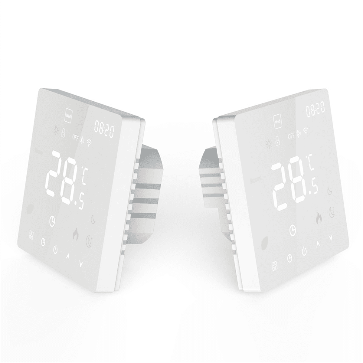WIFI Graffiti Touch Screen Heating Thermostat Smart Thermostat WIFI Black 3A Plumbing/Wall Hanging Boiler