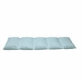 thumbnail image 2 of Yellow and Blue Floor Pillow Lounger Cover, Clouds Sun Pattern with Vertical Stripes Dots Playroom Design, Nap Mat Printed Fabric Case for 5 Pillows, 88" x 36", Pale Blue Yellow, by Ambesonne, 2 of 5