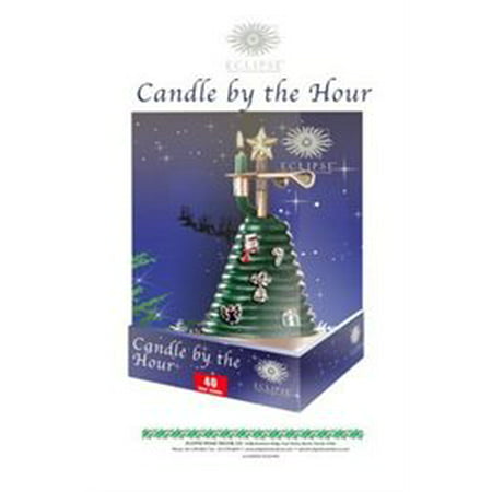 Candle By the Hour - 40 Hour Christmas Tree Candle with (Best Christmas Window Candles)