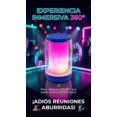 thumbnail image 2 of Bocina Inalámbrica Portátil 360 con Luz LED y Micrófono Integrado Azul, 2 of 6