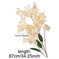 thumbnail image 3 of Daffodils Artificial Flowers 1Bunches Real Touch Fake Narcissus Flower 34 inch Silk Spring Fake Flowers Wedding Floral Decor Bouquet for Home Party Wedding Office Anniversary Decor, 3 of 6