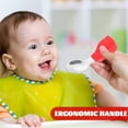 thumbnail image 4 of 1 Set of Portable Baby Spoons Adorable Toddler Spoon Training Feeding Tableware for Baby, 4 of 9