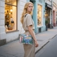 thumbnail image 7 of FORMRS Women Crossbody Purse with Chain Strap Vegan Leather Shoulder Handbag, Pink Window, 7 of 7
