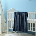 thumbnail image 4 of CREVENT Blue Baby Blanket for Boys, Fluffy Fleece Blanket Throw for Crib/Stroller/Cradle/Cot Spring Summer All Seasons Use (30"X40" Navy), 4 of 6
