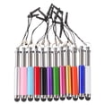 thumbnail image 1 of 12pcs Two Retractable Capacitive Stylus Bullets Train Capacitive Stylus Touchscreen Pen Handwriting Capacitive Pens Compatible for IPhone (Random Color), 1 of 9