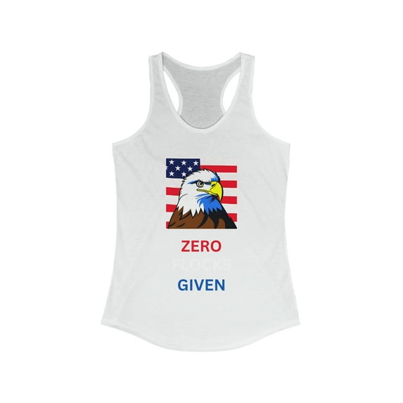 ZERO FLOCKS GIVEN, PATRIOTIC JULY FOURTH EAGLE TANK