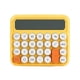thumbnail image 1 of Calculadora de escritorio portátil, suministros de oficina, suspensión automática con tapete antideslizante Pantalla LCD grande Calculadora estándar amarillo con blanco Sunnimix calculadora de escritorio, 1 of 8