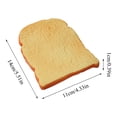 thumbnail image 2 of Simulation Food Bread Cake Slow Rebound Squishy Squishy for Adults, Soft Elastic Tactile Gadget, Indoor Desktop Decor Accessory Random Style 1 Pack, 2 of 4