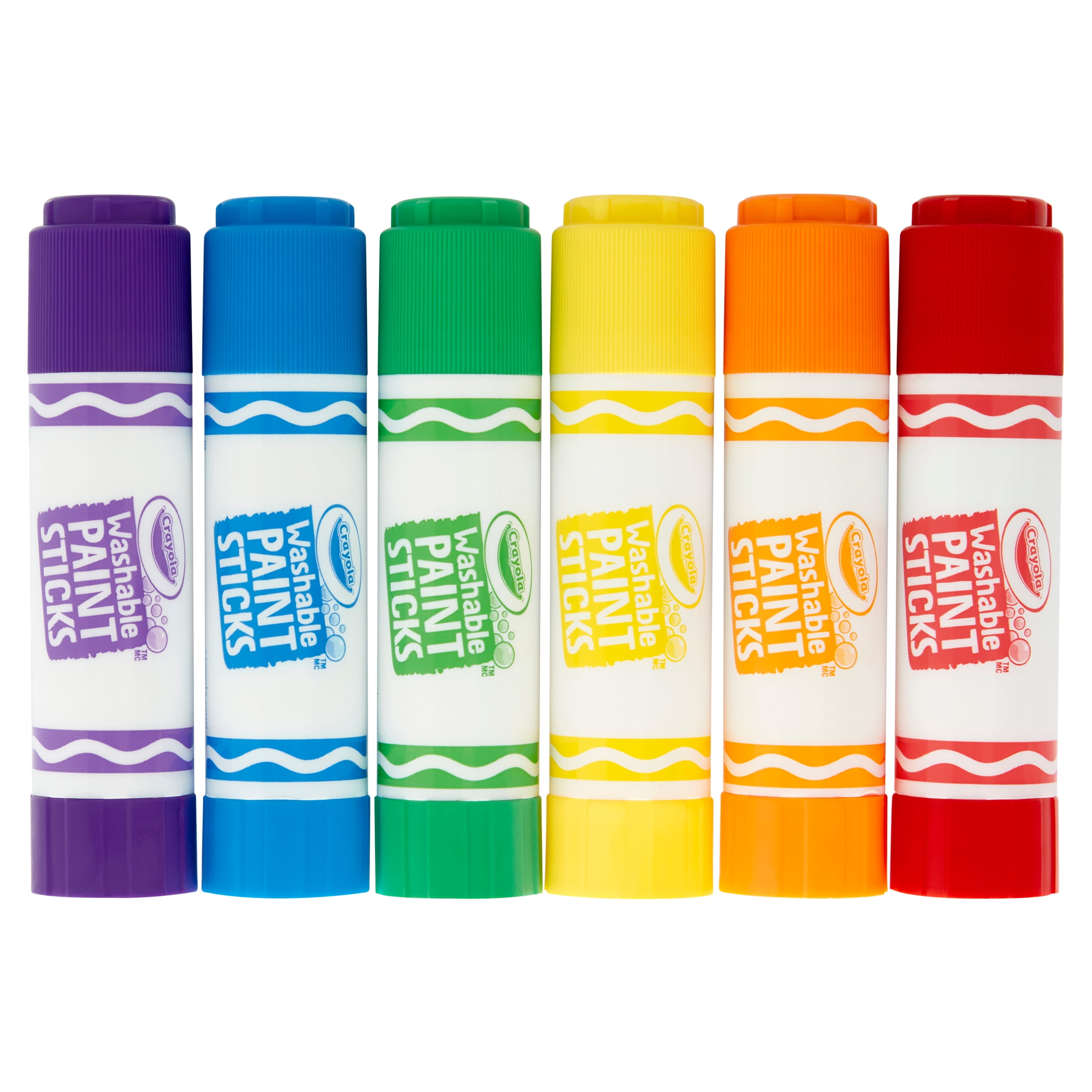 Crayola Project Quick Dry Paint Sticks, Assorted Colors, Child, 6 Count