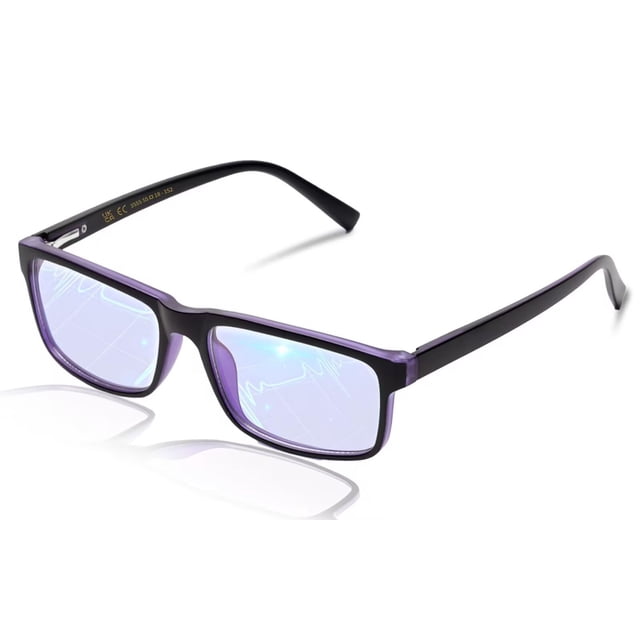 Gafas con bloqueo de luz azul VMJFBJ para mujer/hombre, color morado