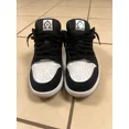 thumbnail image 1 of N I-K-E Jo r-dan 1 Low SE Diamond Shorts Black White Men's Size 12, 1 of 5