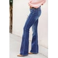 thumbnail image 2 of HLSOHJP New High Waist Boot Cut Jeans For Women Fashion Skinny Slim Denim Flared Pants Street Casual Stretch Trousers S-2XL, 2 of 6