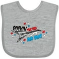thumbnail image 3 of Inktastic Rocking the Red, White, and Blue Boys or Girls Baby Bib, 3 of 4