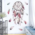 thumbnail image 3 of Pegatinas de pared extraíbles Dreamcatcher de 96 cm x 48,5 cm Adhesivos de pared de vinilo de dibujos animados Decoración de pared Papel tapiz para habitación de niñas Dormitorio de niños, 3 of 5