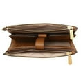 thumbnail image 4 of Michael Kors Jet Set Travel double Zip Wristlet Brown 35F8GTVW0B-847, 4 of 8
