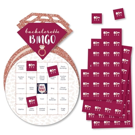 Big Dot of Happiness Vino Before Vows - Bar Bingo Cards and Markers - Winery Bridal Shower or Bachelorette Party Shaped Bingo Game - Set of 18 price history on PriceWatchPro