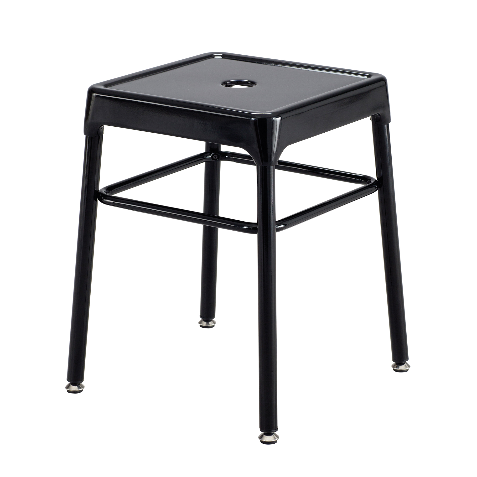 Safco® Steel Guest Stool, Black - Walmart.com - Walmart.com