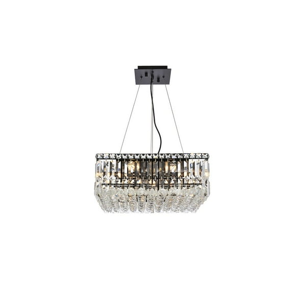 Maxime 20 inch black chandelier
