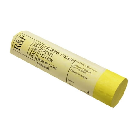 UPC: 0836943008182 | R&F Handmade Paints Pigment Stick  100ml  Nickel Yellow