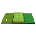 thumbnail image 4 of Siruishop Golf Hitting Mat Foldable Portable Driving Range Pad Green Home Office Games Three Piece, 4 of 8