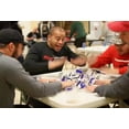 thumbnail image 2 of Bene Casa Foldable Domino Table with Built-In Drink Holders, 38” x 38”, White, 2 of 9