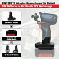 thumbnail image 2 of Adapter for Ein*hell 18V Li-ion Battery Converter to for Bos*ch 10.8V 12V Power tools, 2 of 7