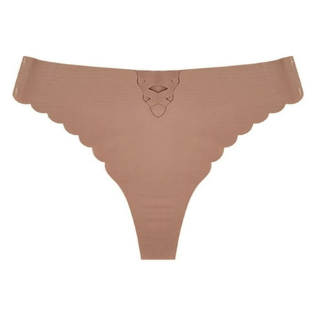 YOTMKGDO Cheeky Underwear for Women  Bladder Control Underwear for Women  Women S Briefs Female Non Pants Female Ice Silk Lady Panties (#2 Coffee  XL)