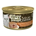 thumbnail image 2 of ( 4 Pack ) Fancy Feast Savory Centers Adult Wet Cat Food Pate With Chicken And A Gravy Center, 3 oz cans, 2 of 6